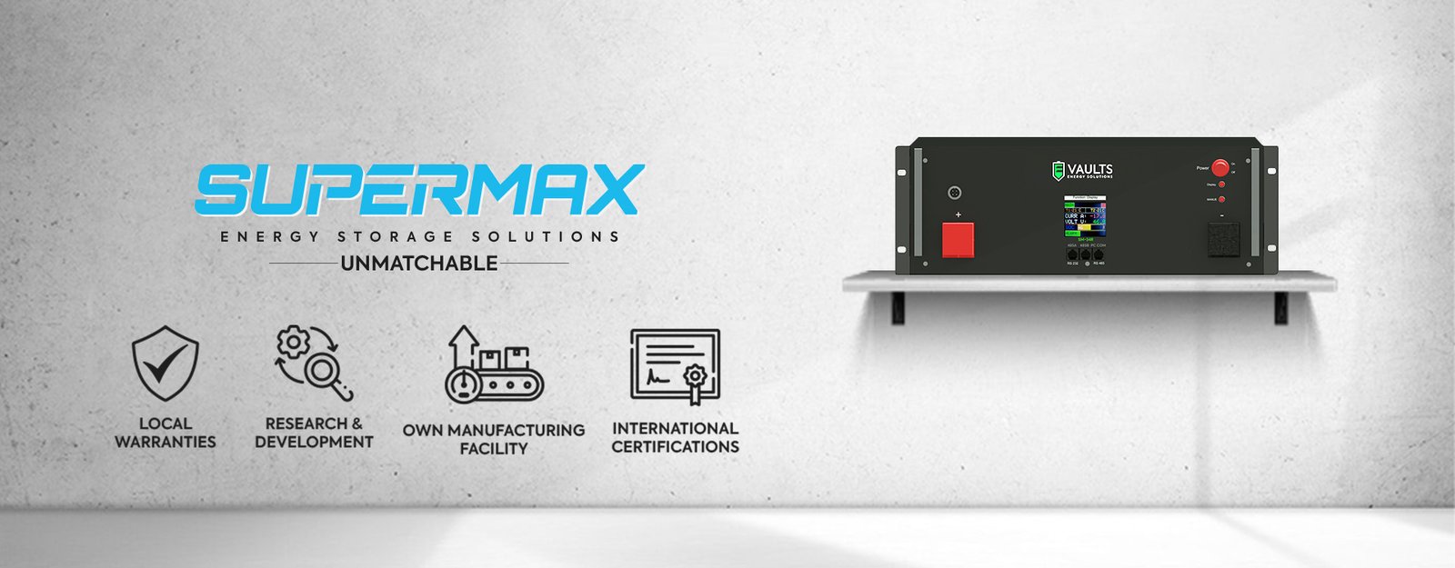 SuperMax - Solar Lithium Battery